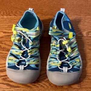 Keen Kids Aqua and Lime Water Shoes
